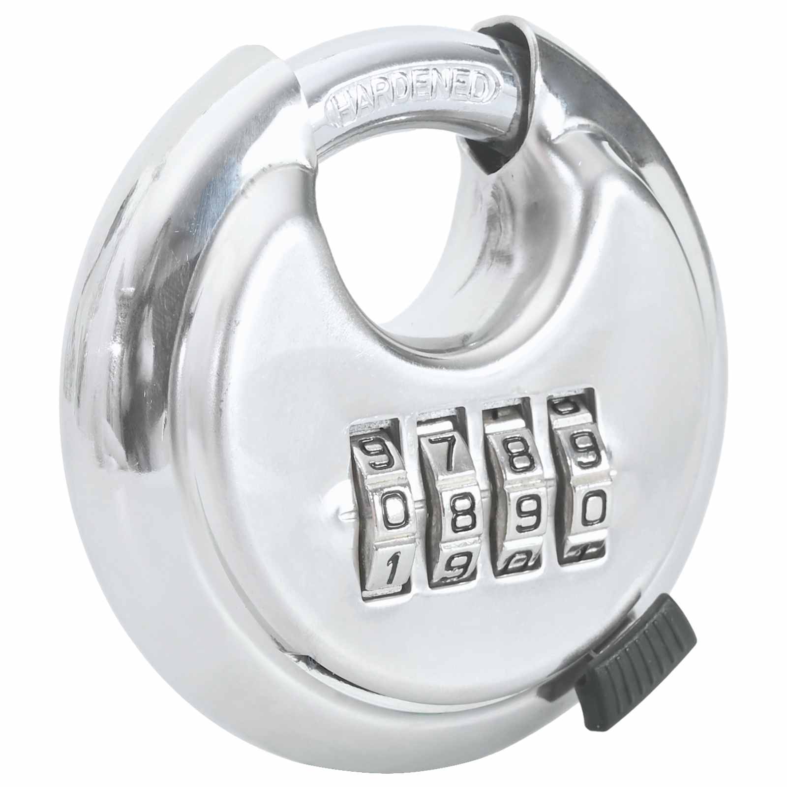 Vidaxl lucchetti a disco con chiavi 12 pezzi argento 7 x 2,3 x 7 cm