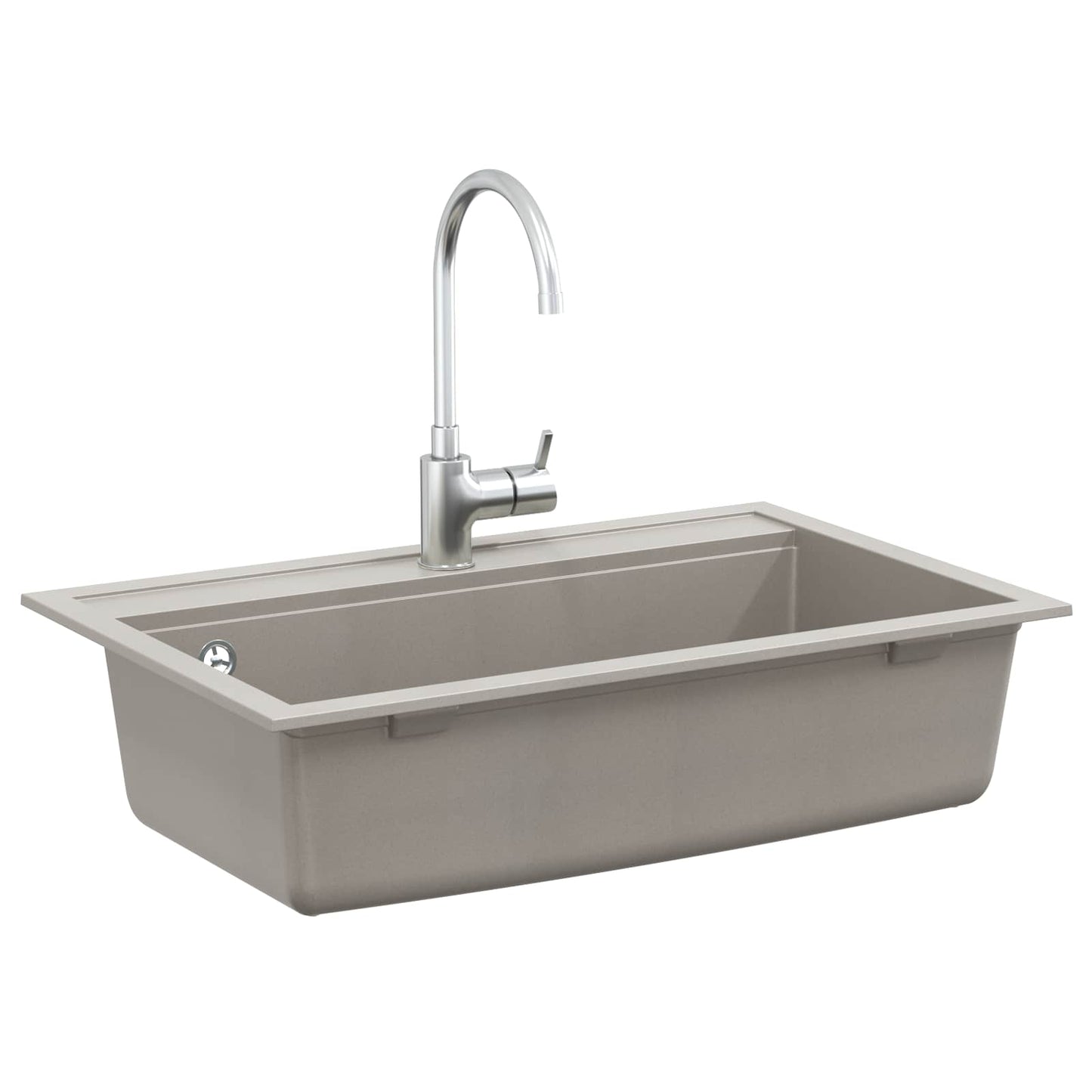 Fregadero vidaxx gris granito 795 x 505 mm
