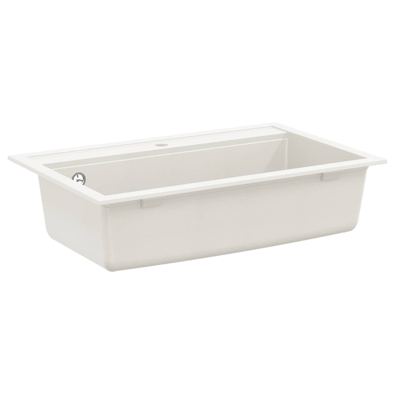 Fregadero vidaxx blanco granito 795 x 505 mm