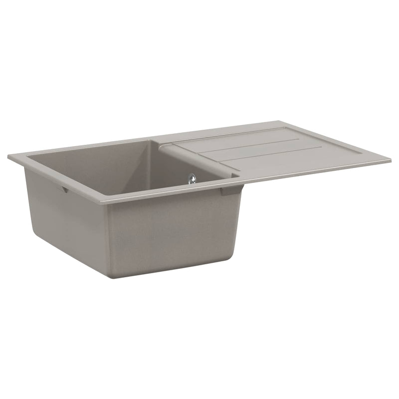 Lavello Vidaxx grigio 780 x 500 mm 80% quarzo e 20% resina