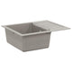 Fregadero vidaxx gris 620 x 500 mm 80% cuarzo y 20% resina