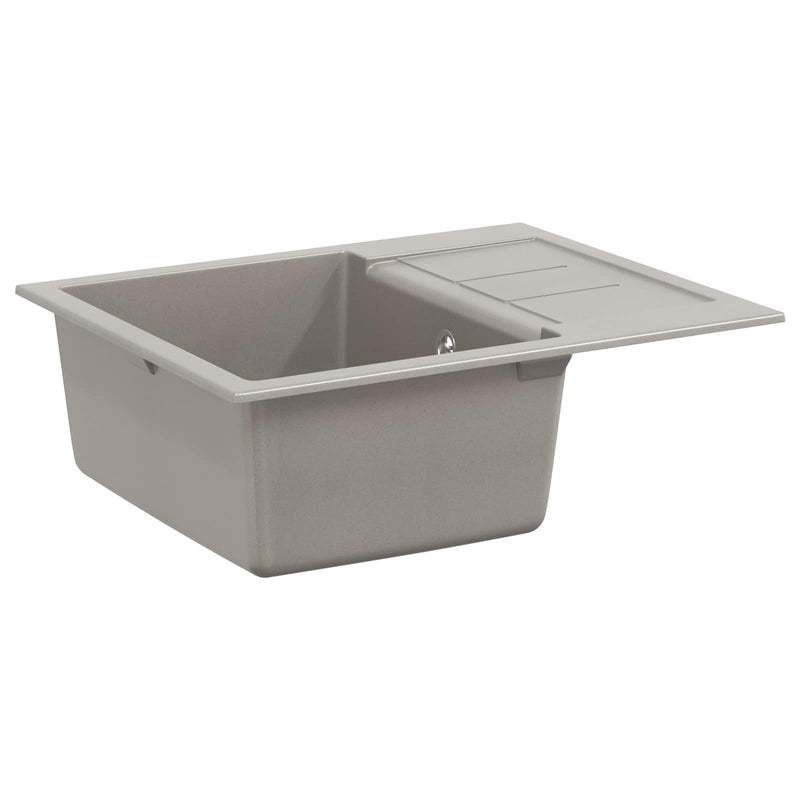 Lavello Vidaxx grigio 620 x 500 mm 80% quarzo e 20% resina