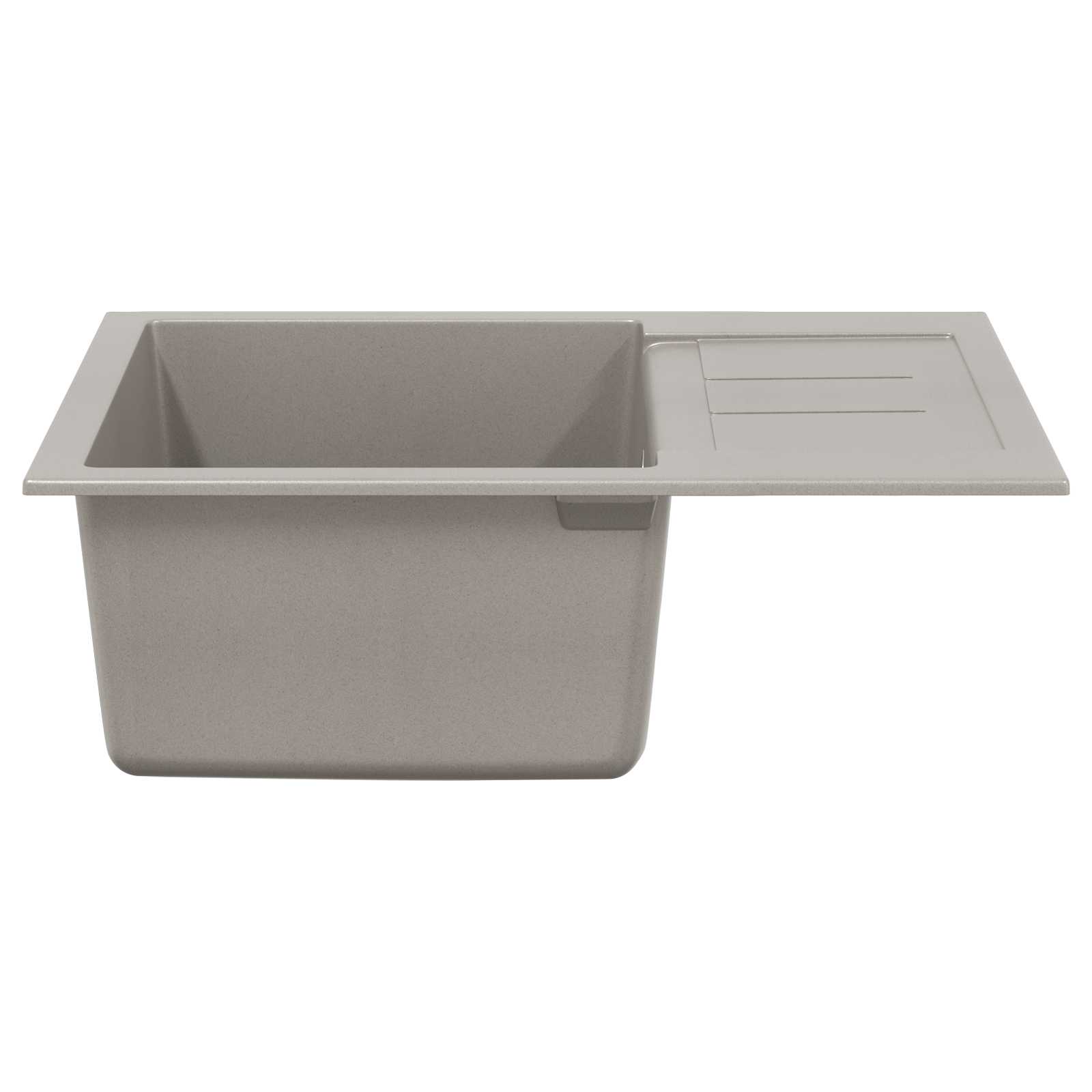 Lavello Vidaxx grigio 620 x 500 mm 80% quarzo e 20% resina