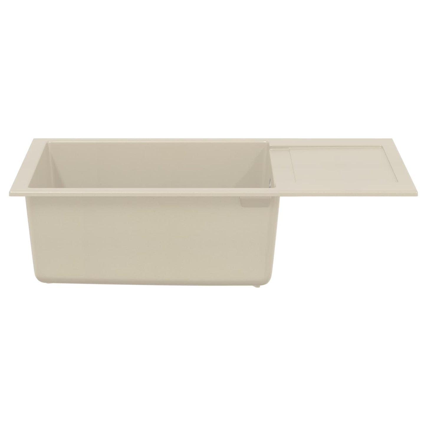 Lavabo vidaxx beige 780 x 500 mm 80% cuarzo y 20% resina