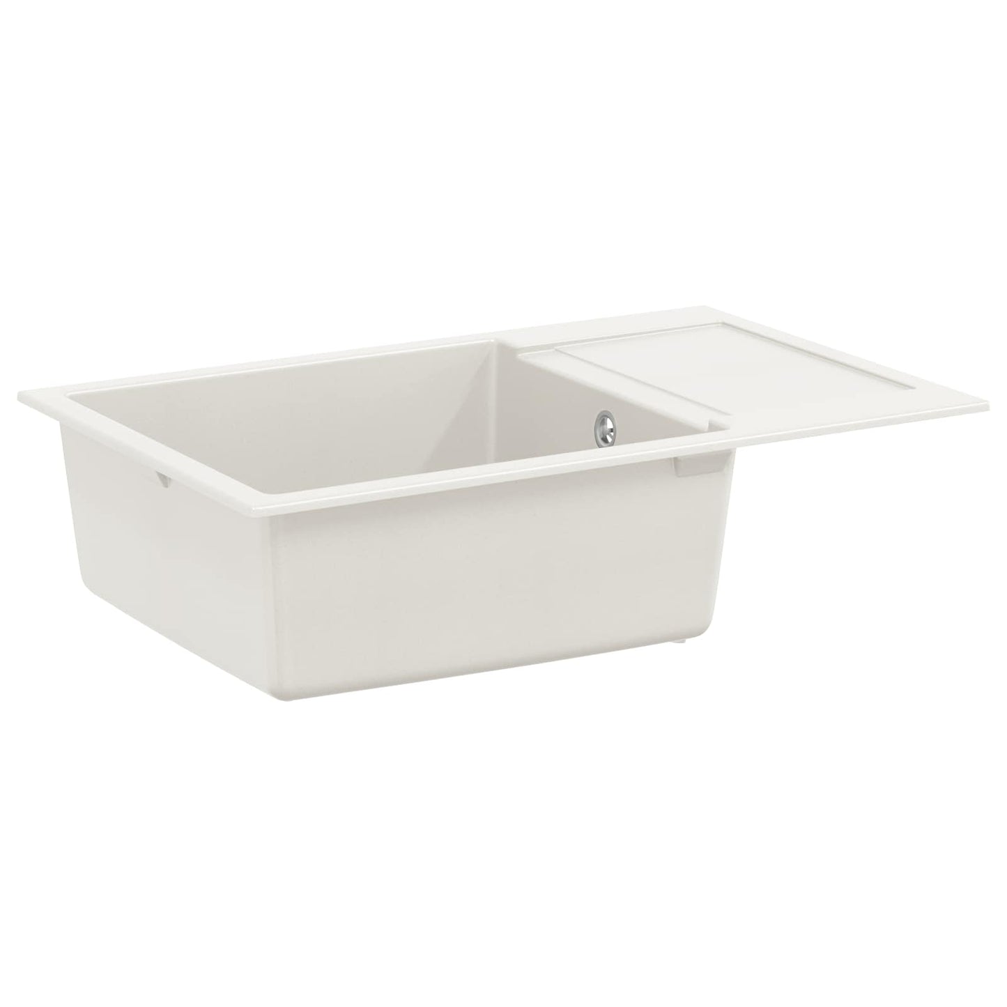 Fregadero vidaxx blanco 780 x 500 mm 80% cuarzo y 20% resina