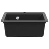 Vidaxl wasbak zwart 470 x 440 mm graniet