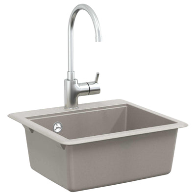 Fregadero vidaxx gris granito 470 x 440 mm