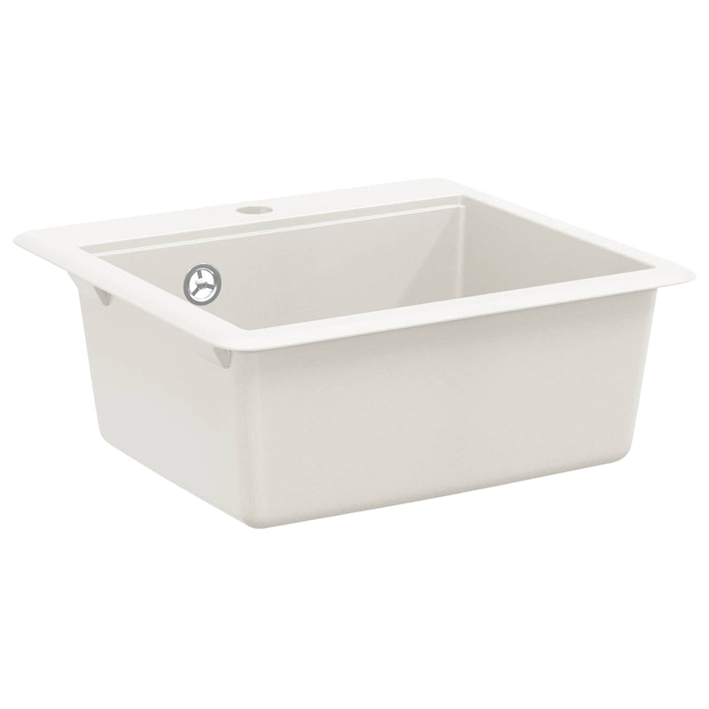 Fregadero vidaxx blanco granito 470 x 440 mm