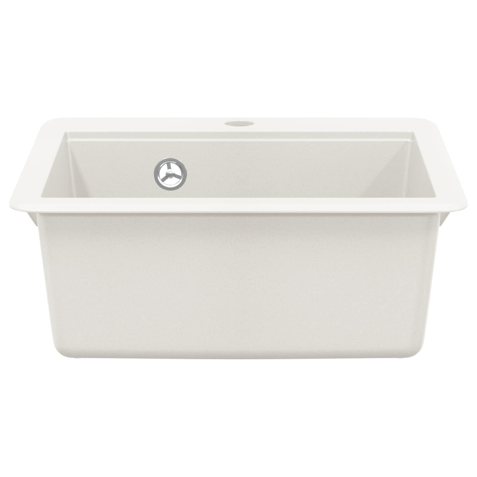 Fregadero vidaxx blanco granito 470 x 440 mm