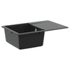 Lavello Vidaxx nero 670 x 460 mm granito