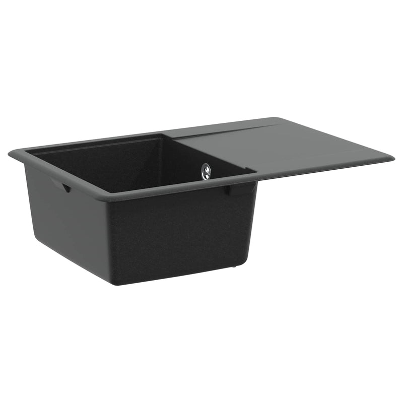 Lavello Vidaxx nero 670 x 460 mm granito
