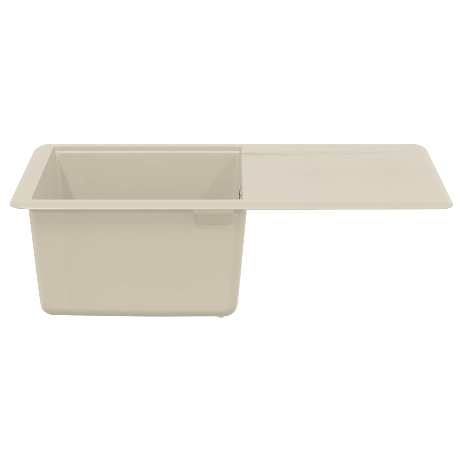 Lavabo Vidaxx beige 670 x 460 mm 80% quarzo e 20% resina
