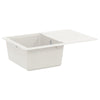 Vidaxl wasbak wit 670 x 460 mm 80% kwarts en 20% hars