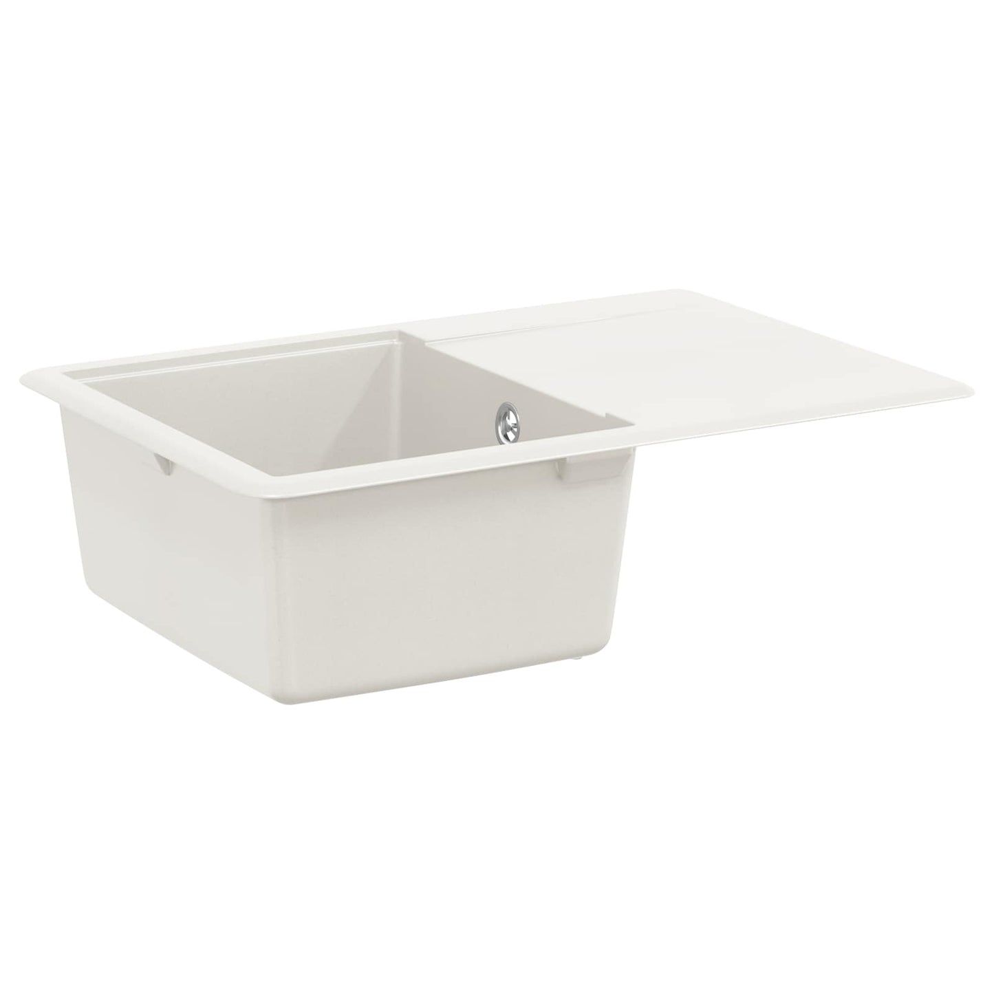 Fregadero vidaxx blanco 670 x 460 mm 80% cuarzo y 20% resina