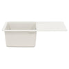 Vidaxl wasbak wit 670 x 460 mm 80% kwarts en 20% hars
