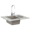 Lavello Vidaxx grigio 560 x 460 mm 80% quarzo e 20% resina