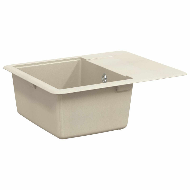 Lavabo Vidaxx beige 560 x 460 mm 80% quarzo e 20% resina