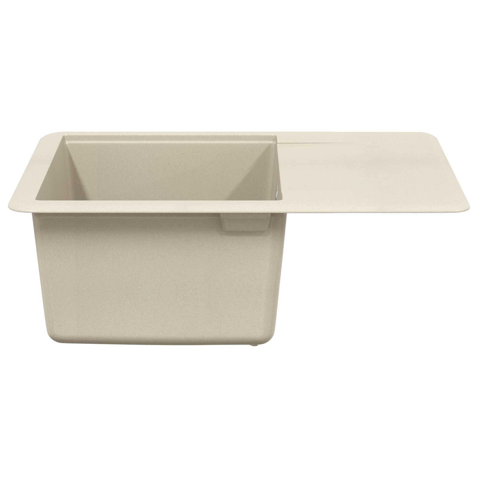 Lavabo Vidaxx beige 560 x 460 mm 80% quarzo e 20% resina