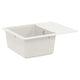 Fregadero vidaxx blanco 560 x 460 mm 80% cuarzo y 20% resina