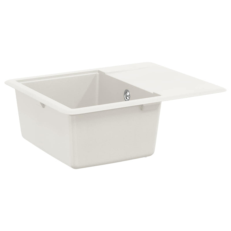 Vidaxl wasbak wit 560 x 460 mm 80% kwarts en 20% hars