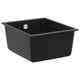 Fregadero VidaXL negro 370 x 460 mm 80% cuarzo y 20% resina
