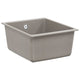 Fregadero vidaxx gris 370 x 460 mm 80% cuarzo y 20% resina