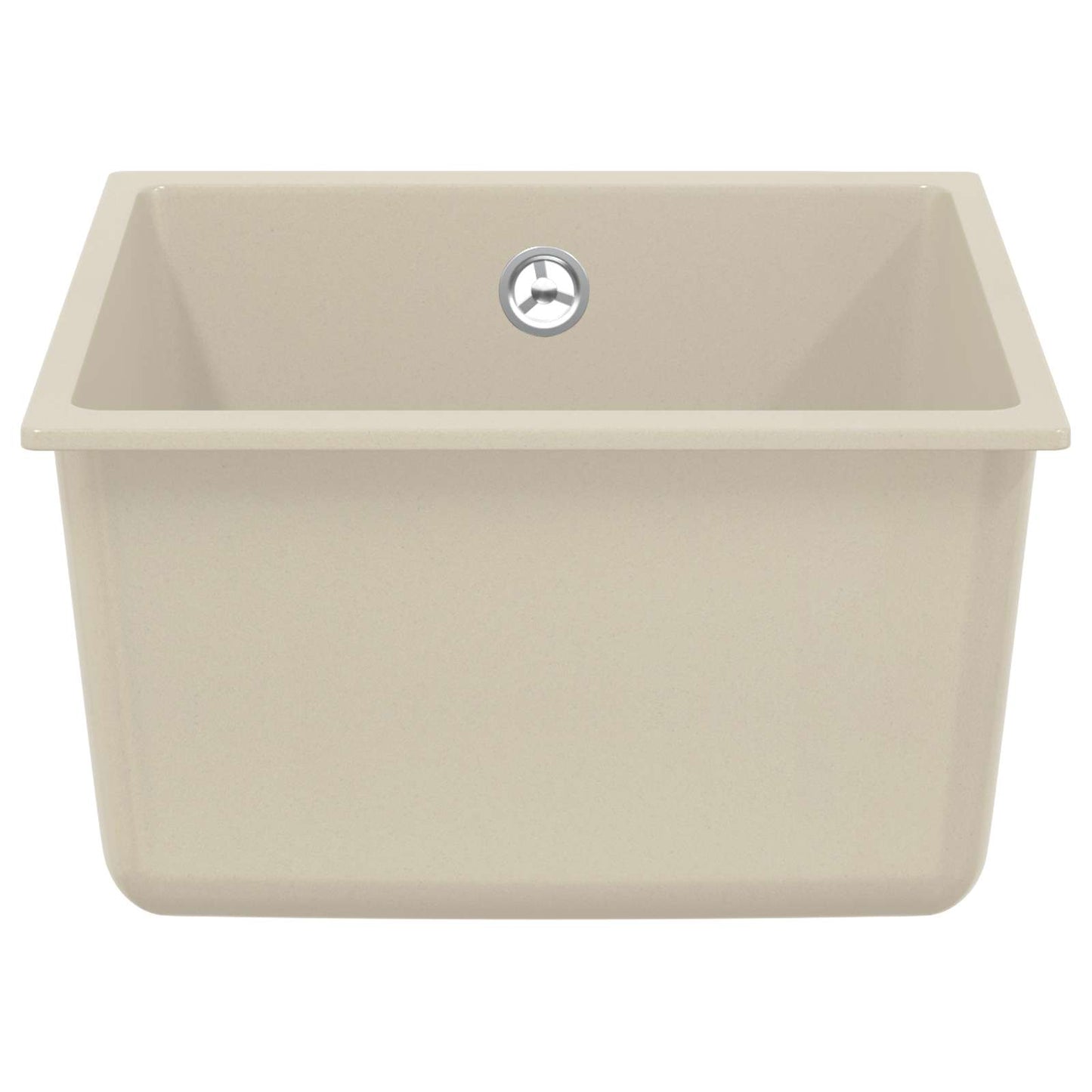 Lavabo vidaxx beige 370 x 460 mm 80% cuarzo y 20% resina