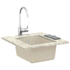 Lavabo Vidaxx beige 370 x 460 mm 80% quarzo e 20% resina