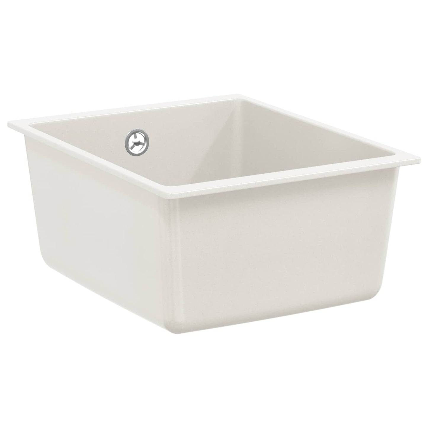 Fregadero vidaxx blanco 370 x 460 mm 80% cuarzo y 20% resina