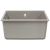 Lavello Vidaxx grigio 430 x 460 mm 80% quarzo e 20% resina