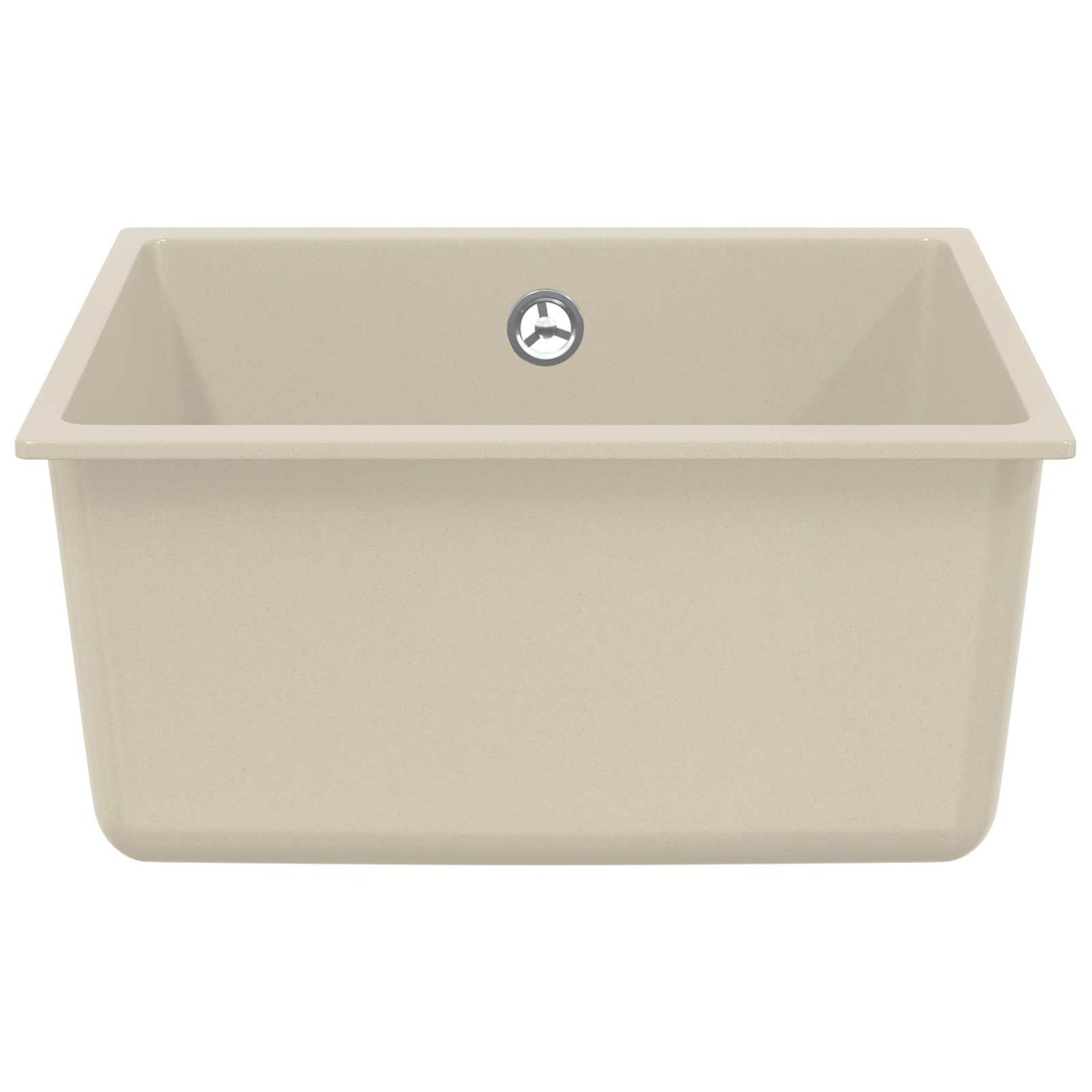 Lavabo vidaxx beige 430 x 460 mm 80% cuarzo y 20% resina