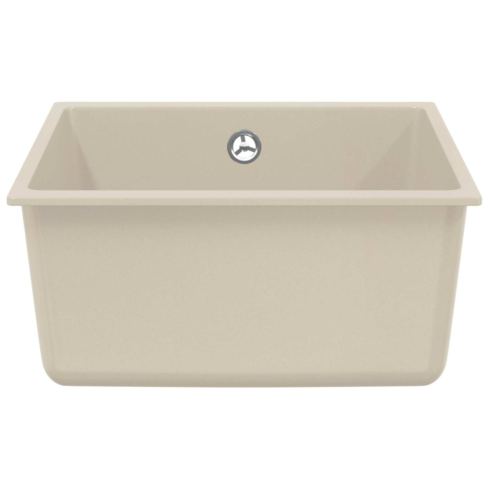 Lavabo Vidaxx beige 430 x 460 mm 80% quarzo e 20% resina