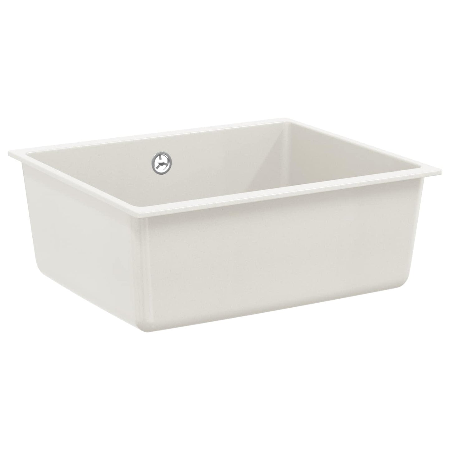 Fregadero vidaxx blanco 530 x 460 mm 80% cuarzo y 20% resina