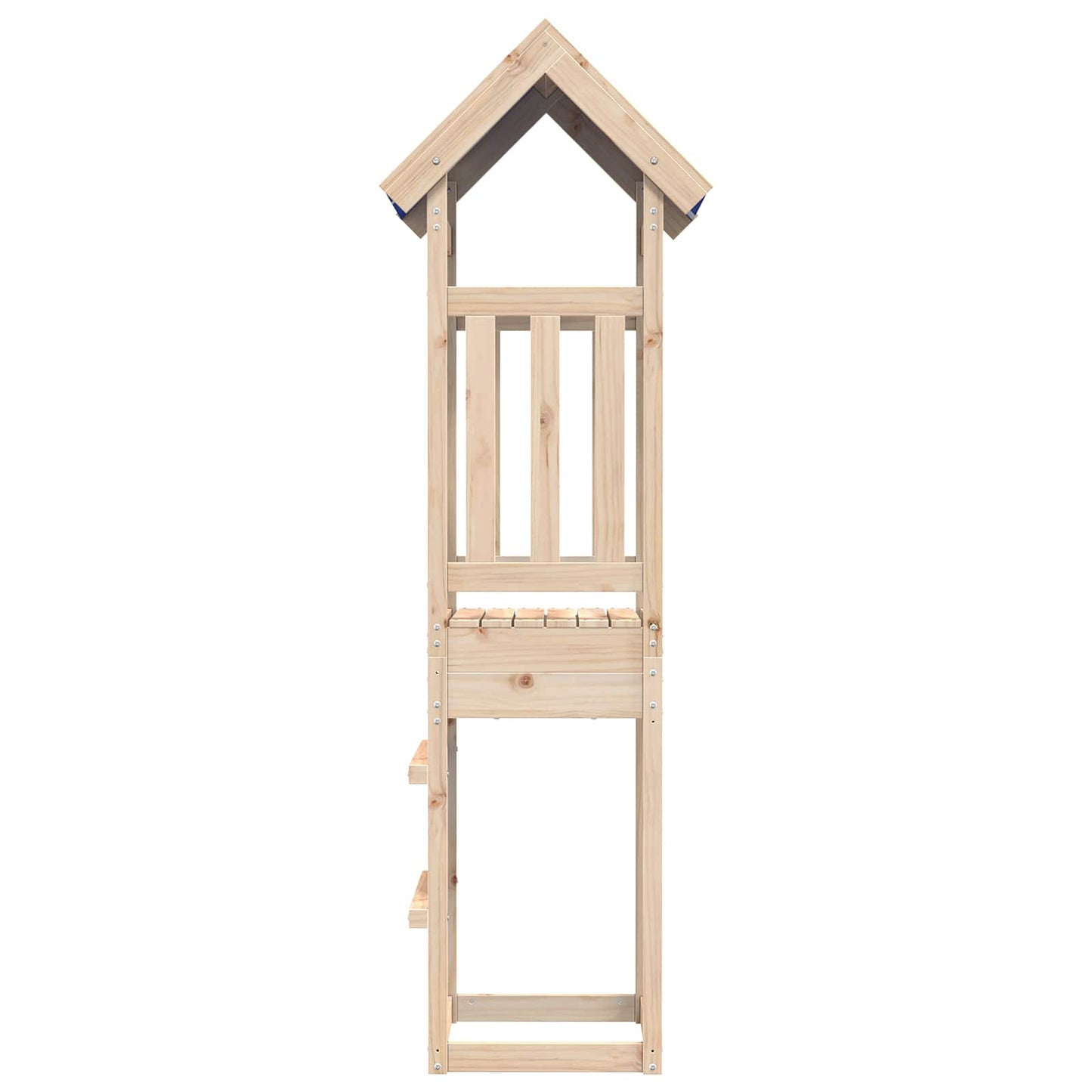Vidaxx torre de juegos marrón 52,5 x 46,5 x 208 cm madera maciza de pino
