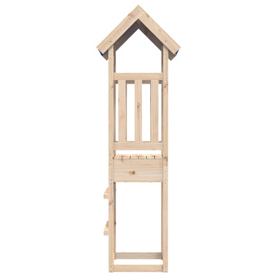 Torre da gioco Vidaxx marrone 52,5 x 46,5 x 208 cm in legno di pino massiccio