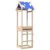 Vidaxl speeltoren bruin 52,5 x 46,5 x 195 cm massief grenenhout