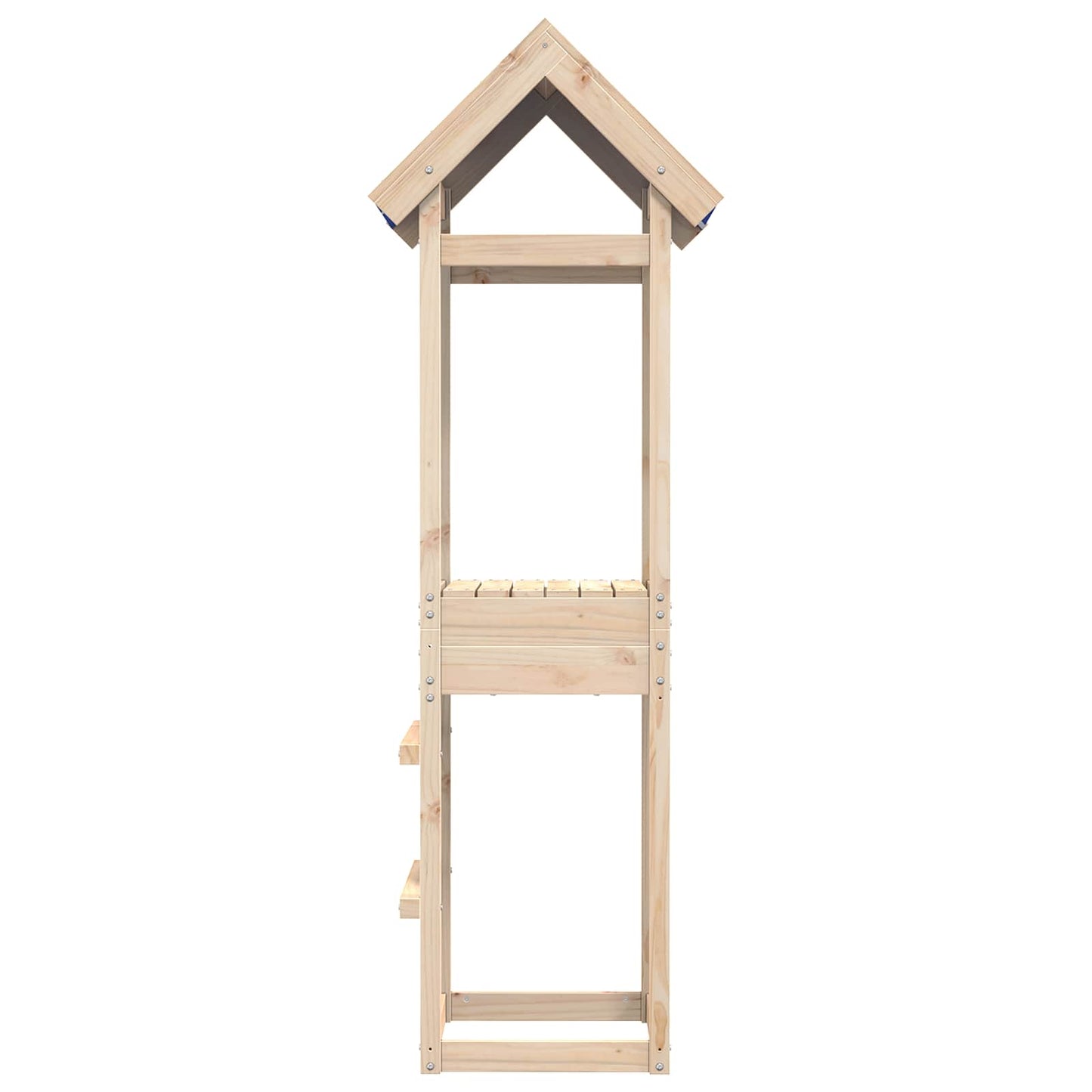 Vidaxx torre de juegos marrón 52,5 x 46,5 x 195 cm madera maciza de pino