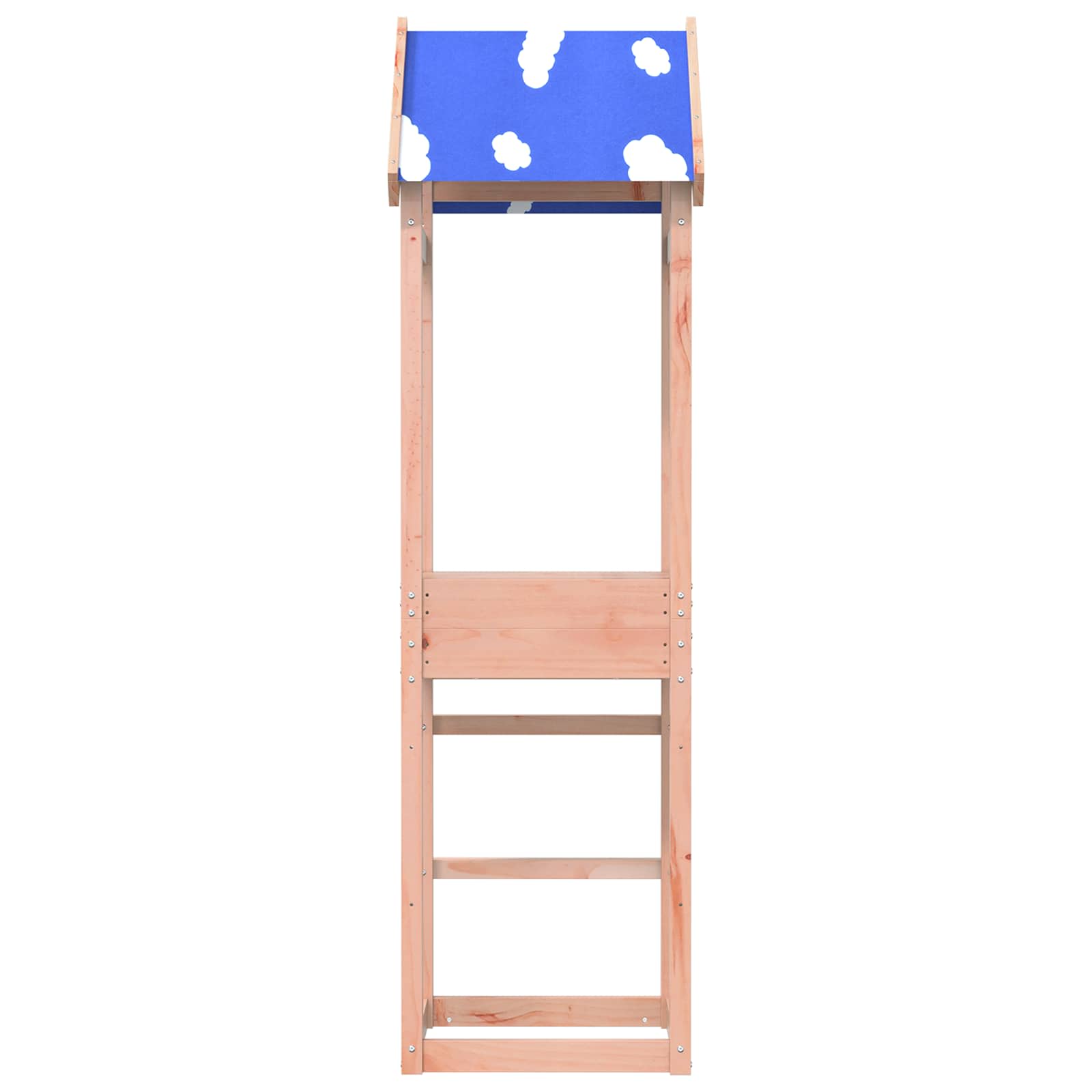 Vidaxl speeltoren bruin 52,5 x 46,5 x 195 cm massief douglas hout