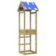 Torre de juego vidaxl madera maciza impregnada marrón