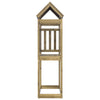 Torre da gioco Vidaxl in legno massiccio impregnato marrone