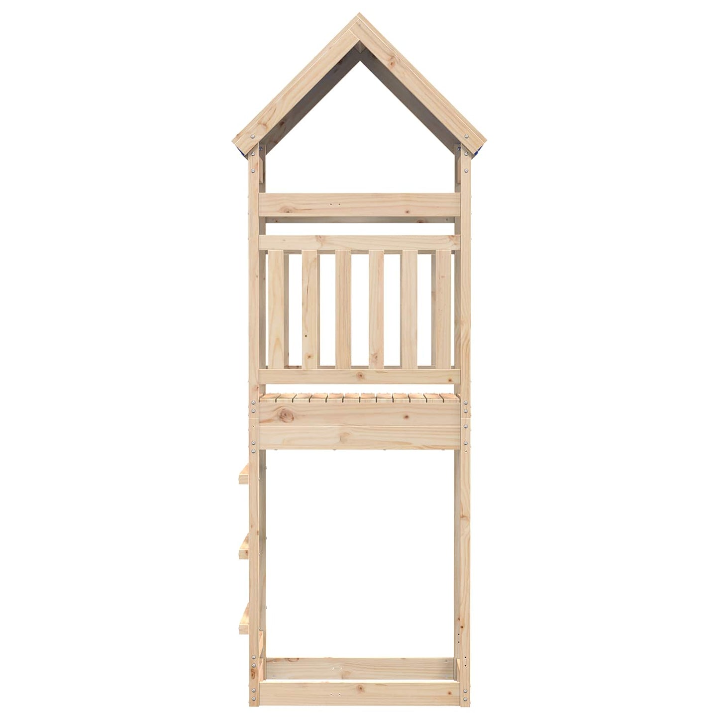 Vidaxx torre de juegos marrón 52,5 x 85 x 265 cm madera maciza de pino