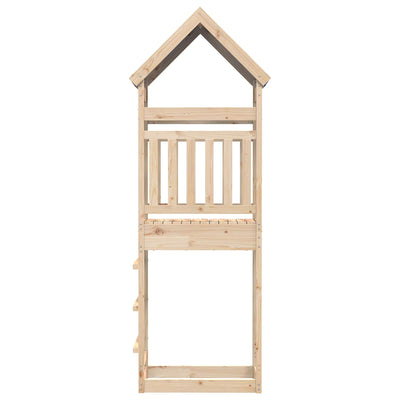 Torre da gioco Vidaxx marrone 52,5 x 85 x 265 cm in legno di pino massiccio