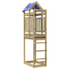 Torre da gioco Vidaxl marrone 52,5 x 85 x 239 cm in legno massiccio impregnato