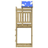 Torre da gioco Vidaxl marrone 52,5 x 85 x 239 cm in legno massiccio impregnato