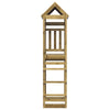 Torre da gioco Vidaxl marrone 85 x 52,5 x 239 cm in legno massiccio impregnato