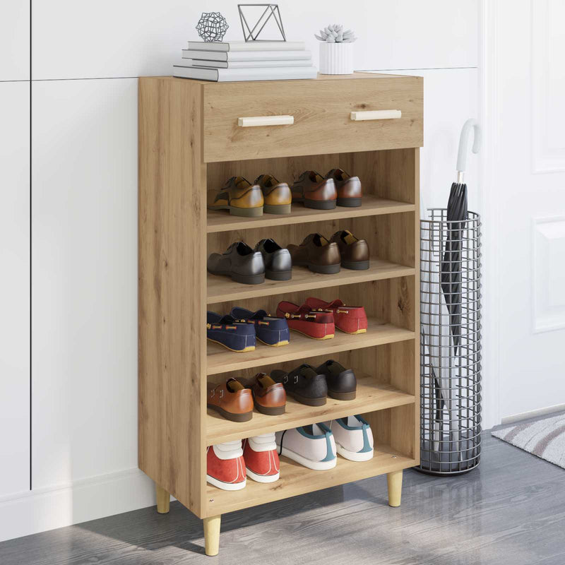 Vidaxx zapatero roble tradicional 60 x 35 x 105 cm madera contrachapada