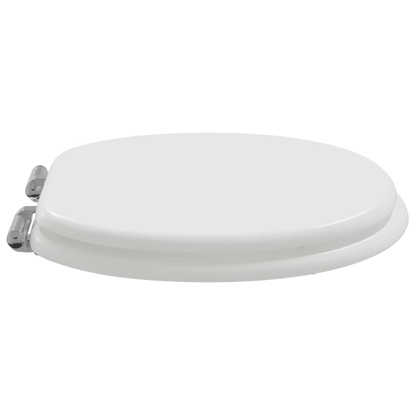 Vidaxx asiento de inodoro con cierre suave tablero MDF blanco 44 x 38 cm