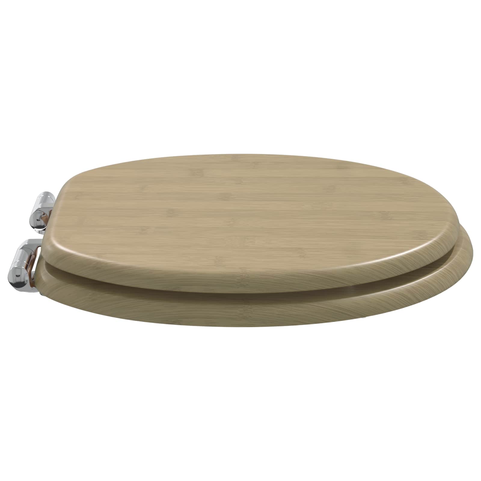 Vidaxx asiento de inodoro con cierre suave color bambú claro 44 x 38 cm tablero MDF