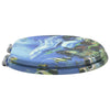 Vidaxl zachte sluit toiletbril blauw 44 x 38 cm mdf-plaat