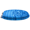 Vidaxx asiento de inodoro con cierre suave caída azul 44 x 38 cm tablero MDF